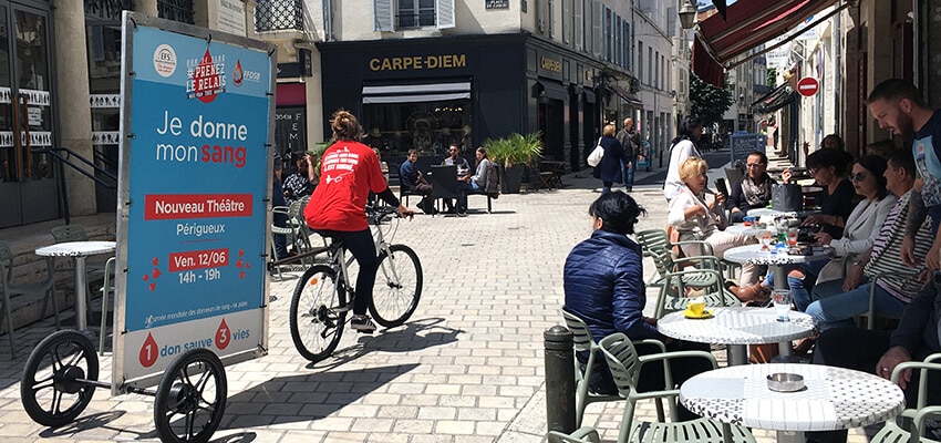 EFS en Street marketing à Bordeaux
