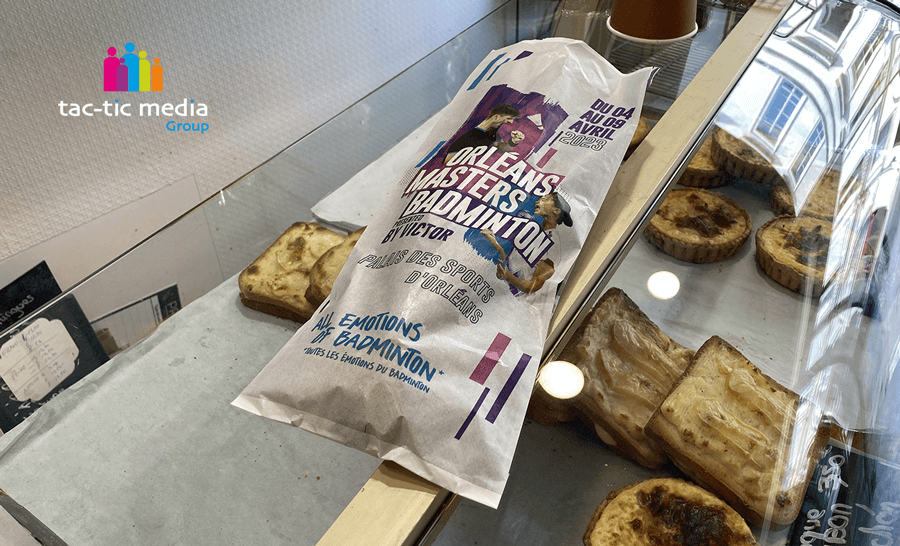Sac à pain publicitaire à Orléans