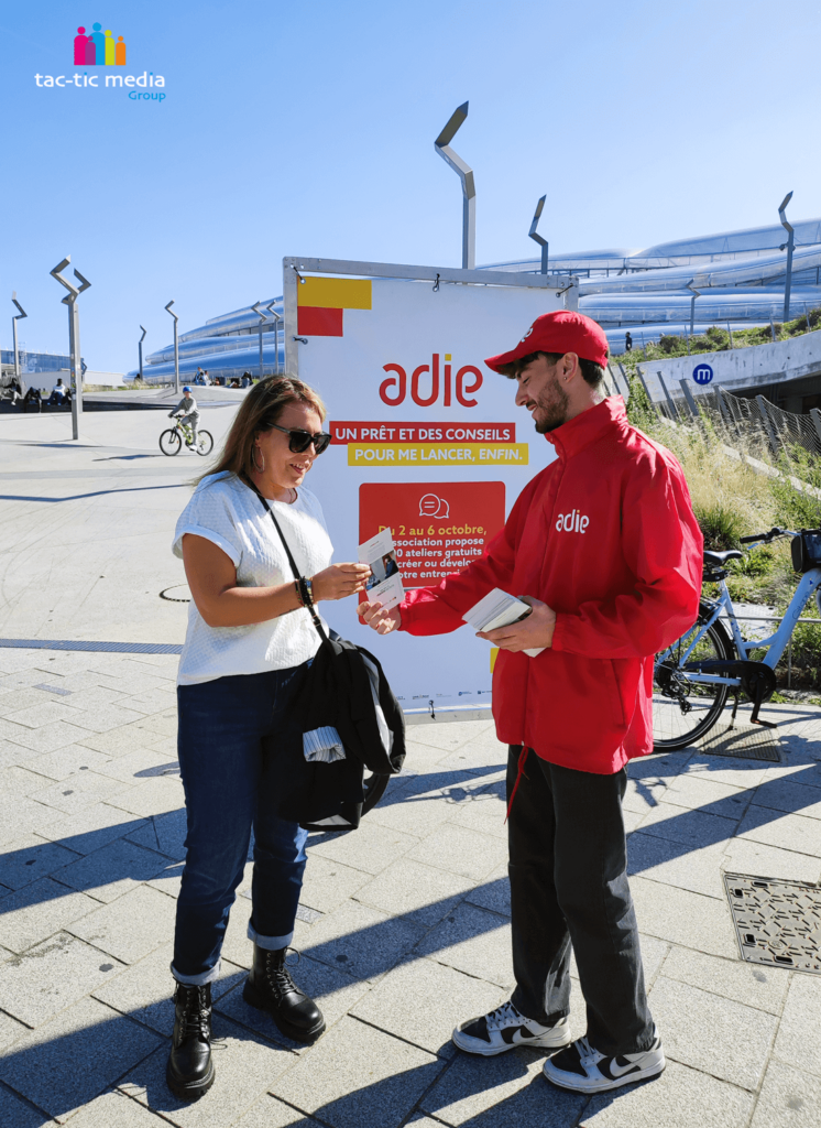 distribution de flyers et vélo publicitaire affi'bike