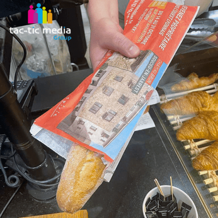 sac à pain publicitaire Lyon